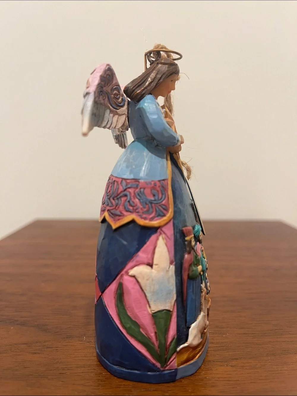 Jim Shore “Angel with Nativity Scene” Hanging Ornament 2017